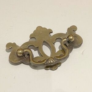 Vintage KBC 95 Brass Drawer Pull Bail Handle Dresser Hardware 2.5" CTC Set of 4